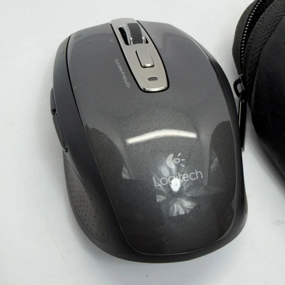 Logitech Anywhere MX Wireless Mouse Darkfield Laser Travel Case